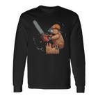 Beaver Lumberjack Chainsaw Langarmshirts