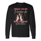 Bernese Mountain Dog Orsichtor Dem Frauchen Langarmshirts