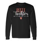 Beste Tochter Der Welt Heart Langarmshirts