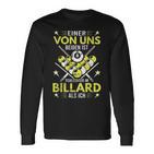 Billiard Accessories Billiard Pool Player S Langarmshirts