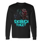 Birthday Boy For Children Adults Lovers Skibidi Toilet Langarmshirts