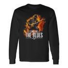 Blues Music Guitar For Guitaristsintage Langarmshirts