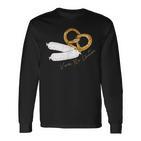 Boarisch Bavarian Sausage Bavarian Pretzel Langarmshirts