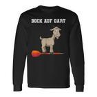 Bock Auf Dart Darts Dart Player Langarmshirts