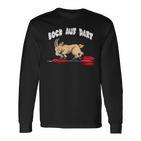 Bock On Dart Player Dartboard Goat Bock Darts Langarmshirts