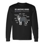 Border Collie Anatomie Collie Dog Holder S Langarmshirts