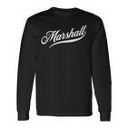 Boys First Name Marshall  Idea Langarmshirts