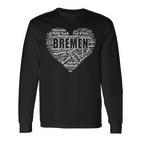 Bremen City Souvenir Travel Home Langarmshirts