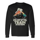 Bring Him Zum Bahnhof  Train Yellowstone Langarmshirts