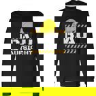 Building Supervisor Helmet Building Supervisor Construction Site Construction Line Langarmshirts