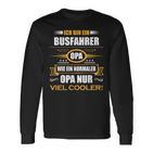 Bus Driver Grandpa Langarmshirts