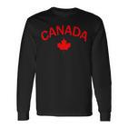 Canada Canada Flag Maple Leaf Canadian Proud Canadian Langarmshirts