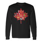 Canada Maple Travel Canadian Elements Langarmshirts