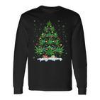 Cannabis Christmas Tree Marijuana Langarmshirts