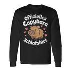 Capybara Official Capybara Sleep Langarmshirts