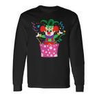 Carnival Clown Party Circus Costume Confetti Langarmshirts