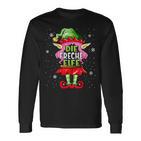 Cheeky Elf Outfit Christmas Family Christmas Langarmshirts