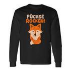 Children's With Fox Rocks Red Fox Pack Langarmshirts