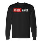 Chill Amoi X Dahoam Hoamat Bayern Culture Chill Mal Fun Langarmshirts