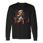 Christmas Beagle Beagle Christmas Langarmshirts