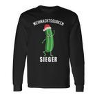 Christmas Cucumber Found Christmas Tradition Langarmshirts