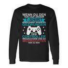 Christmas Gamer Gaming Langarmshirts