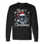 Christmas Skull Christmas Heavy Xmas Skeleton Langarmshirts