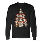 Christmas Tree Christmas Cats Christmas Langarmshirts