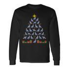 Christmas Tree Doves Pigeon Breeder Christmas Langarmshirts