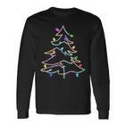 Christmas Tree Fairy Lights Christmas Tree Winter Langarmshirts