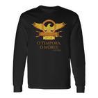 Cicero O Tempora O Mores Latin Quote Old Rome Langarmshirts