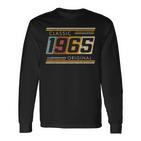 Classic 1965 Originalintage Birthday Est 1965 Edition Langarmshirts