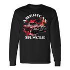 Classic American Muscle Car Langarmshirts