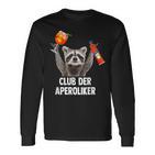 Club Der Aperoliker Raccoon Meme Racoon X Pedro Spritz Langarmshirts