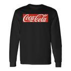 Coca-Cola Block Logo Langarmshirts