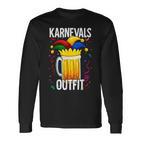 Cologne Carnival Fancy Dress Outfit Langarmshirts