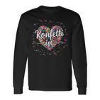 Confetti In The Heart Carnival Langarmshirts