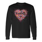 Confetti In The Heart Fancy Dress Costume Carnival Langarmshirts