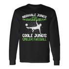 Cool Jung Spielnen Fußball Langarmshirts