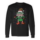 Coolster Uncle Elf Partner Look Family Outfit Christmas Langarmshirts