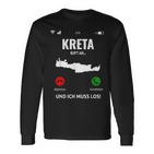 Crete Call An Greece Island Holiday Travel S Langarmshirts