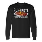 Currywurst Ruhrpott Carpaccio Bratwurst Fast Food Currywurst Langarmshirts