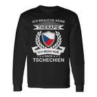 Czech Republic Holiday Fans Souvenir Czech Flag Cz Langarmshirts