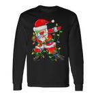 Dabbing Santa Claus Santa Claus Langarmshirts