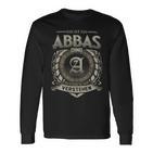 Das Ist Ein Abbas Ding Abbas Name Langarmshirts