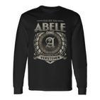 Das Ist Ein Abele Ding Abele Name Langarmshirts