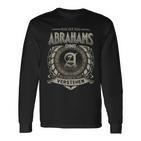 Das Ist Ein Abrahams Ding Abrahams Name Langarmshirts