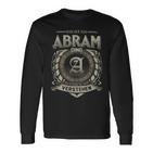 Das Ist Ein Abram Ding Abram Name Langarmshirts