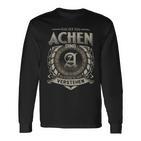 Das Ist Ein Achen Ding Achen Name Langarmshirts