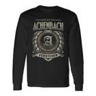 Das Ist Ein Achenbach Ding Achenbach Name Langarmshirts